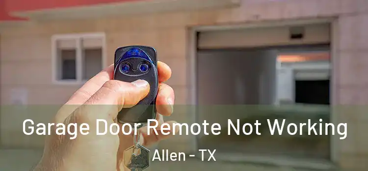  Garage Door Remote Not Working Allen - TX