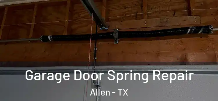  Garage Door Spring Repair Allen - TX